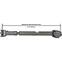 Drive Shaft: Not Greasable, Direct Replacement