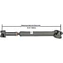 Rear Drive Shaft: Greasable, Direct Replacement
