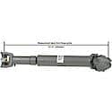 Front Drive Shaft: Not Greasable, Direct Replacement