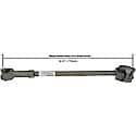 Front Drive Shaft: Greasable, Direct Replacement