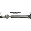 Drive Shaft: Not Greasable, Direct Replacement