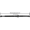 Rear Drive Shaft: Greasable, Direct Replacement