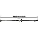 Rear Drive Shaft: Greasable, Direct Replacement