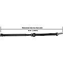 Rear Drive Shaft: Greasable, Direct Replacement