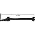 Front Drive Shaft: Greasable, Direct Replacement