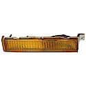 New Economy Replacement Driver Side Signal Light Lens, Amber, In Bumper