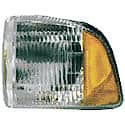 New CAPA Certified Standard Replacement Driver Side Parking Light Lens And Housing