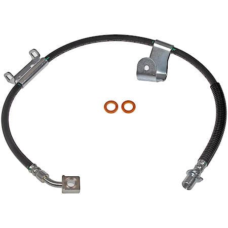 Brake Hose Assembly: Copper Washers Included