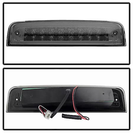 Center High Mount Stop Light- LED, Smoke Lens, Red Bulb, Incl. Cargo Light