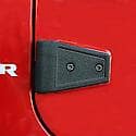 Door Hinge Covers, Textured Black, Jk Wrangler 07-11 2-Door