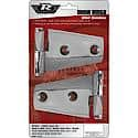 Door Hinges, For Use with Full Or Half Doors, Stainless, Set