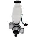 New Brake Master Cylinder: With Reservoir, Exact Fit, 0.875" Bore