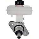 New Brake Master Cylinder: with Reservoir, Exact Fit, 1-1/16" Bore