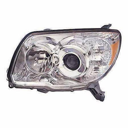 New Economy Replacement Driver Side Headlight Lens And Housing, Limited/SR5 Models, Clear Chrome