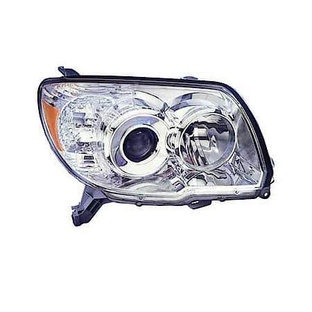 New Economy Replacement Passenger Side Headlight Lens And Housing, Limited And SR5, Clear Chrome