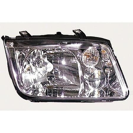 New Economy Replacement Passenger Side Headlight Lens And Housing, Without Fog Lights