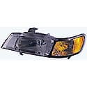 New CAPA Certified Standard Replacement Driver Side Headlight Lens And Housing