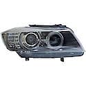 New OEM Replacement Passenger Side Headlight Lens And Housing, HID Type, W/ Auto Adjust