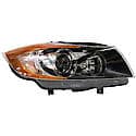 New OEM Replacement Passenger Side Headlight Lens And Housing, HID Type, With Auto Adjust