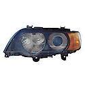 Driver Side Hid Headlight Lens And Housing, With Amber Turn Signals