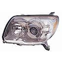 New CAPA Certified Standard Replacement Driver Side Headlight Lens And Housing, Smoked Bezel