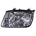 New Economy Replacement Driver Side Headlight Lens And Housing, Without Fog Lights