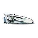 New Economy Replacement Passenger Side Headlight Lens And Housing, No Bracket/Socket Or Bulbs