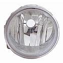 New CAPA Certified Premium Replacement Passenger Side Fog Light Lens And Housing, Round