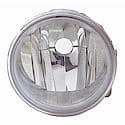 New CAPA Certified Premium Replacement Driver Side Fog Light Lens And Housing, Round