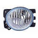 New CAPA Certified Standard Replacement Driver Side Fog Light Lens And Housing