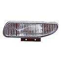 New Standard Replacement Driver Side Fog Light Lens, Rectangular Design, Except Cobra