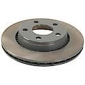 Run-True Metallurgic-Gray Coated Brake Disc (Rotor)