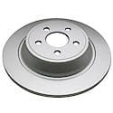 Coated Brake Rotor: Meets or Exceeds OE Design, Enhanced Rust Protection