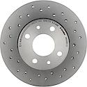 Premium UV Coated Rear Xtra Cross Drilled Brake Rotor
