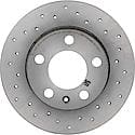 Premium UV Coated Rear Xtra Cross Drilled Brake Rotor