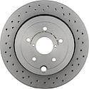 Premium UV Coated Xtra Cross Drilled Brake Rotor