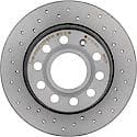 Premium UV Coated Rear Xtra Cross Drilled Brake Rotor