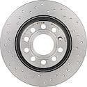 Premium UV Coated Rear Xtra Cross Drilled Brake Rotor
