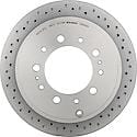 Premium UV Coated Xtra Cross Drilled Brake Rotor
