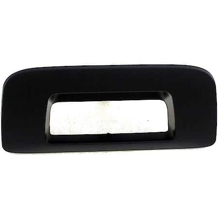 Tailgate Handle Bezel Smooth Black without Keyhole