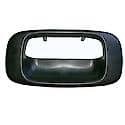 Exterior Tailgate Handle Bezel: Black