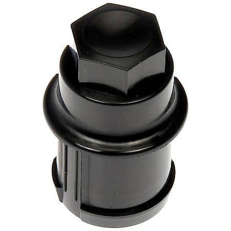 M27-2.0 Black Wheel Nut Cover - Threaded Type (sold by each)