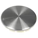 Brushed Aluminum Wheel Center Cap