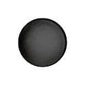 Oem, 2-1/2"Dia, 0.75"H, Closed Style, Gloss Black, Abs, Snap On, Set Of 4