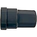 Wheel Lug Nut Cover: M24-2.0 Thread, 19 mm Hex, 44 mm Depth, Plastic, Gray (Sold by each)