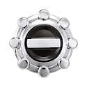 Fits Into Oem Wheel, Chrome Plated, Abs Plastic, Set Of 2