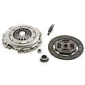 Clutch Kit: 11" Disc Diameter, 1 1/16" Input Shaft Diameter, Steel Flywheel, 10 Tooth Spline