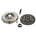 Clutch Kit: 9 11/16" Disc Diameter, 1" Input Shaft Diameter, 14 Tooth Spline