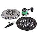 Clutch Kit: 9 7/16" Disc Diameter, 1" Input Shaft Diameter, 14 Tooth Spline