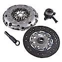 Clutch Kit: 9 7/16" Disc Diameter, 1" Input Shaft Diameter, Steel Flywheel, 23 Tooth Spline